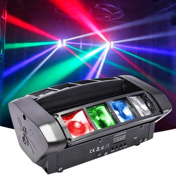 【新品】SPIDER LIGHT ミニパイダーライト 1個 LED Mini Spider Wtih Starry sky Stage Effect Lighting For Dj