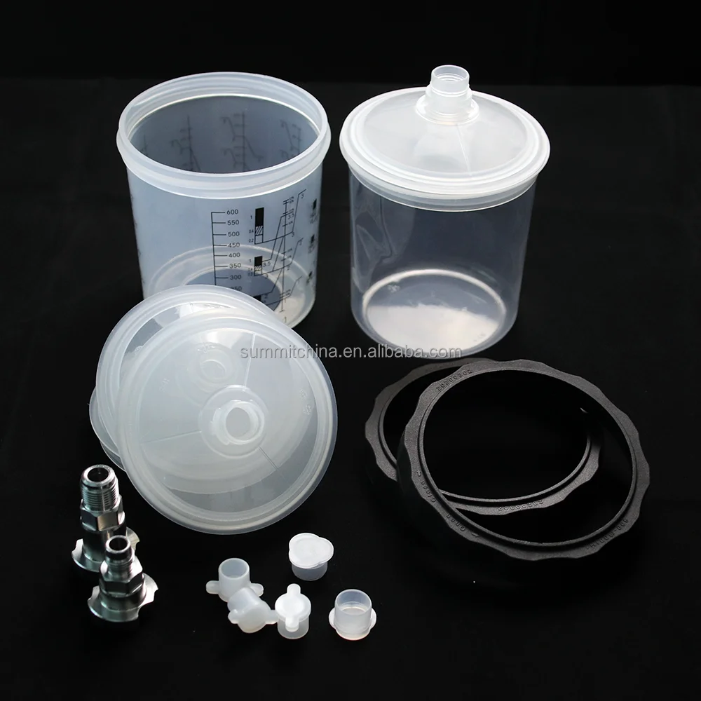 
 Бесплатный образец, безвоздушный пистолет-распылитель краски, 600 мл ППС, система краски с одноразовым внутренним стаканом для краски автомобиля  