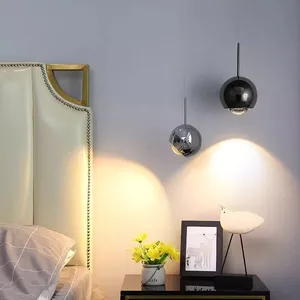 Modern Simplicity 3000K Mini-Pendant Light Adjustable Height Single Ceiling Pendant for Bedroom