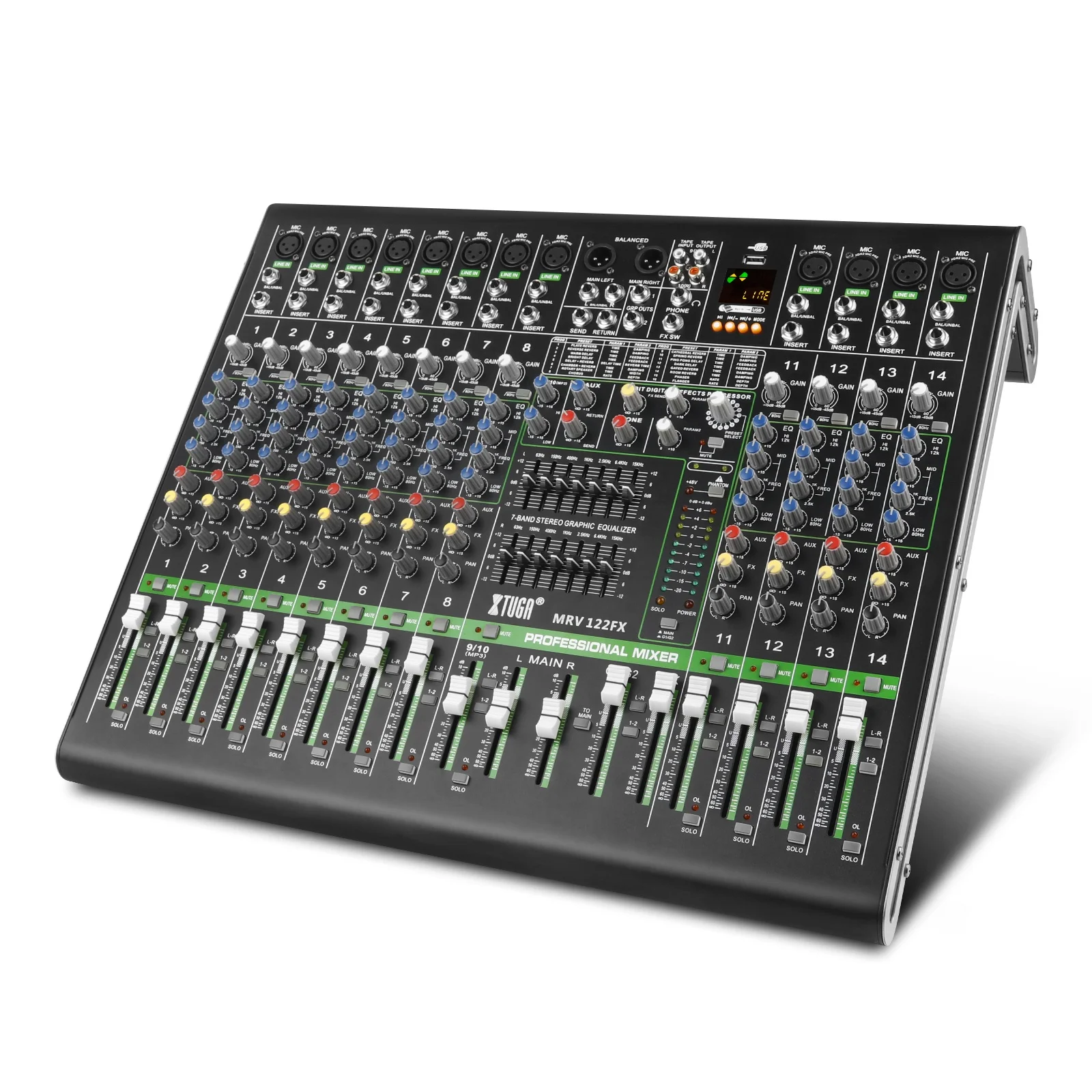 プロフェッショナル12チャンネルPowerlessミキサー高品质