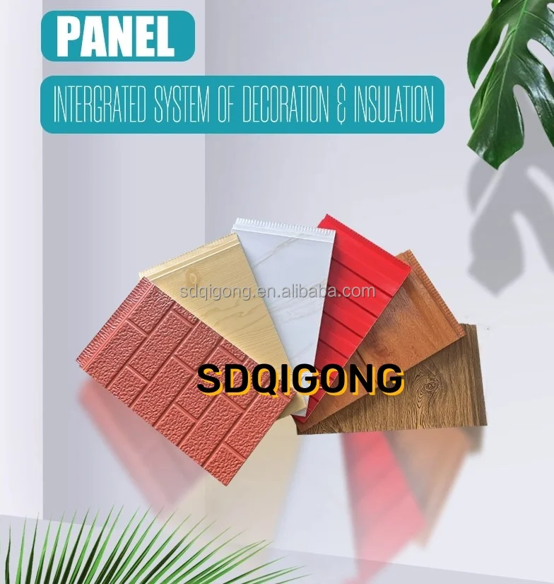 Insulation Fireproof 16mm External Wall Siding Metal Carved Board ...
