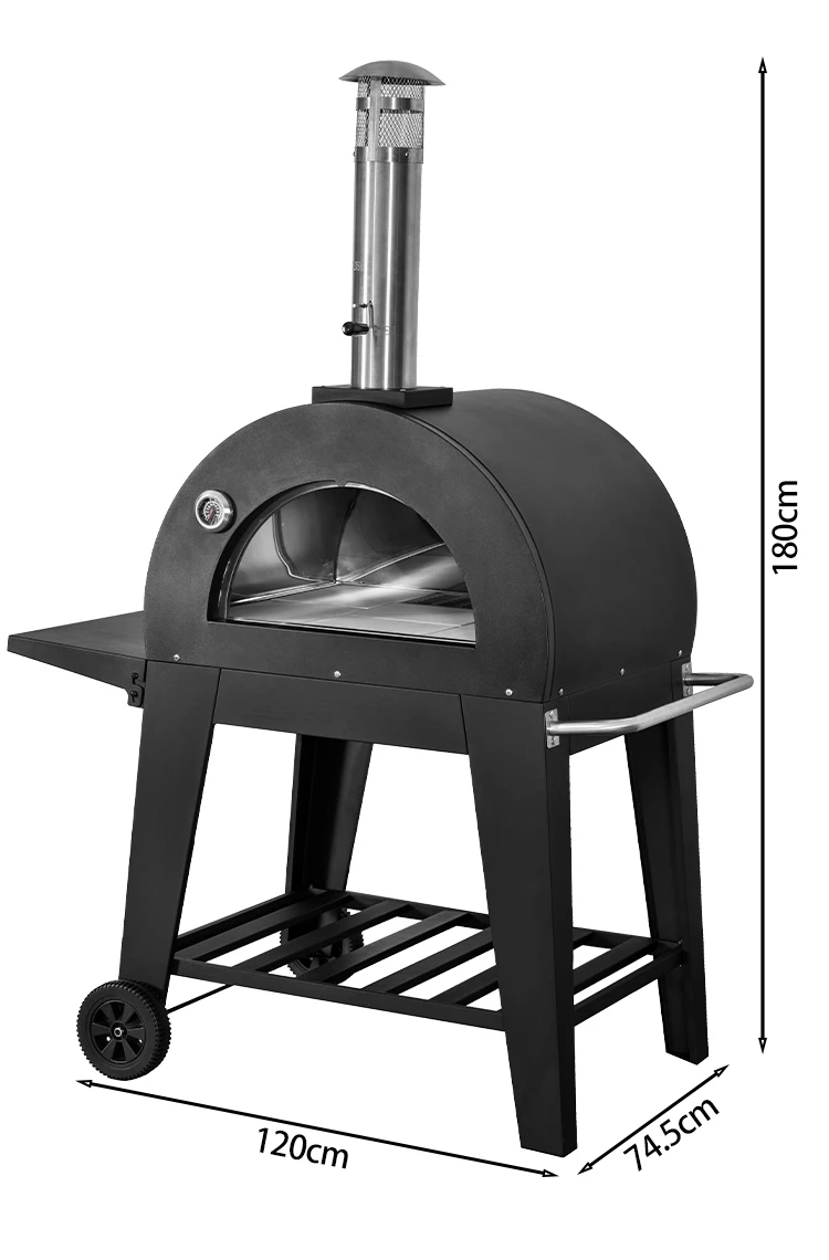 2023 New 430 Stainless Steel Woodfired Pizza Oven Outdoor Camping