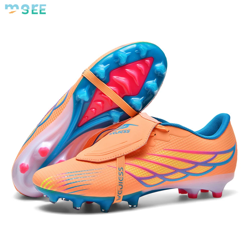 SeeMore Professional Outdoor Soccer Sport Football Shoes  Ag Breathable Long-Stud Artifi aperçu 4