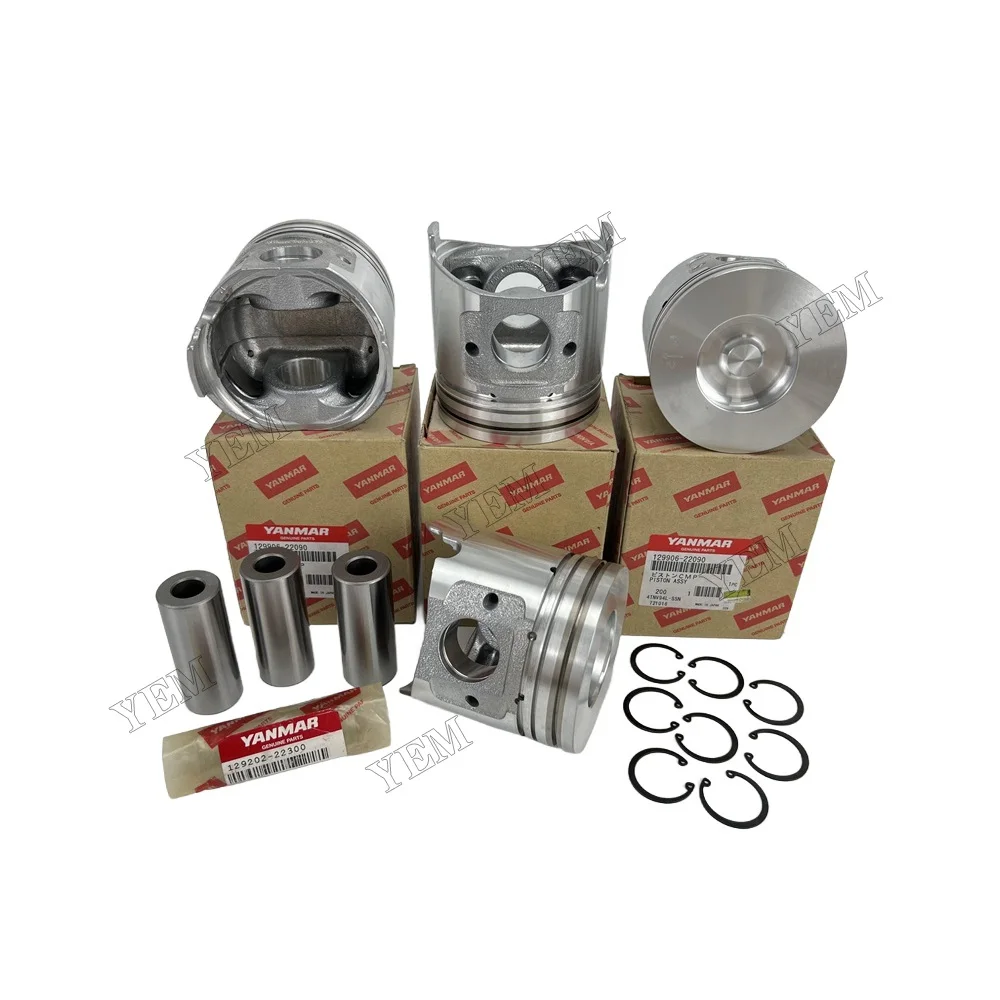 Hot Selling ART Piston With Pin for Yanmar Repair Replacement Piston With Pin 2T72 2T75 2TNE66 2TNE68