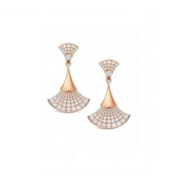 elegant umbrella skirt earrings in 925 sterling silver