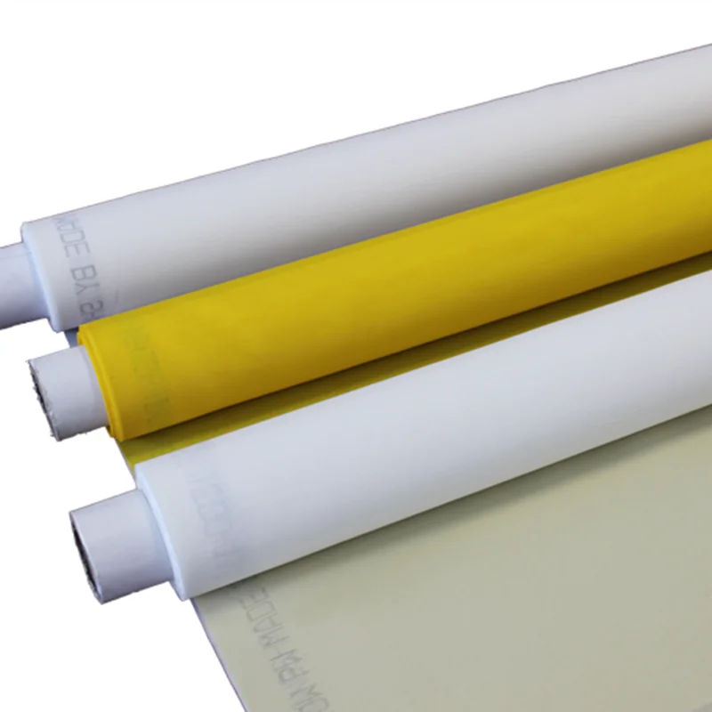 43/100t 90 micron 120 polyester silk screen print mesh with mesh  Bolt Cloth 39T 43T 47T 54T 59T 64T 72T 77T 80T 90T 100T 120T