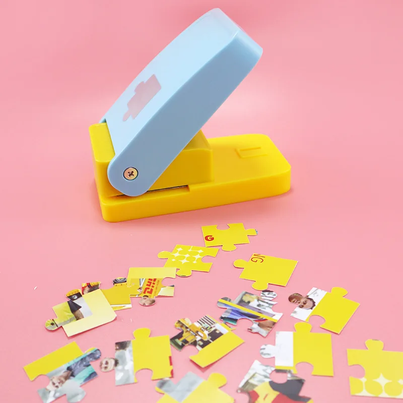 New Creative 1PC Jigsaw Puzzle Maker Machine Embossing Punch Photo Puzzle Piece Cutter for Children's Educational Home Decor