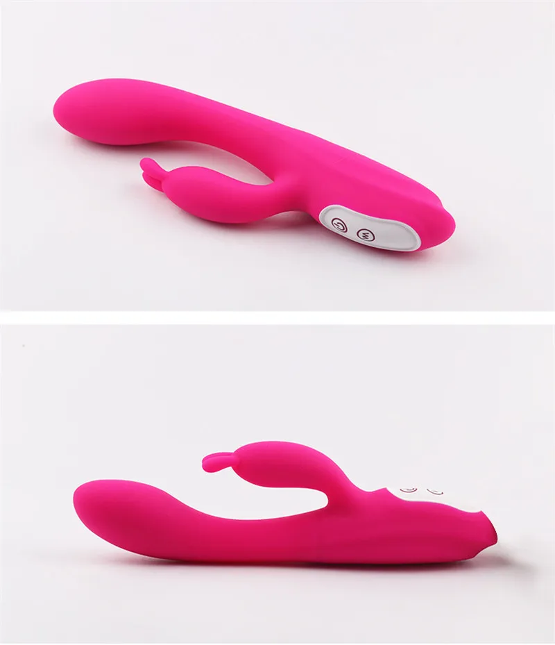 Amazon Hot Selling Heating Function Bunny Ear Clit Stimulation Vaginal