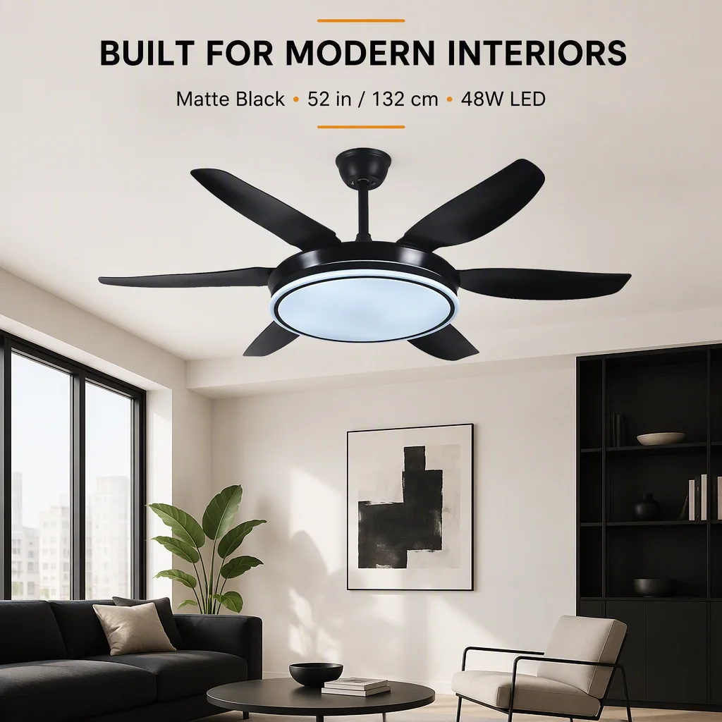 Ceiling Fan, LED, 6-Speed - detail 2