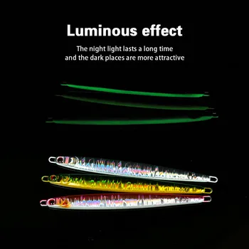 Stainless Steel Shore Casting Fast-Sinking Jig Lure 60g 80g Sea Boat Fishing Jigging Lure No Hooks for Yellow Jack Red Snapper – Metal Jig – view 5