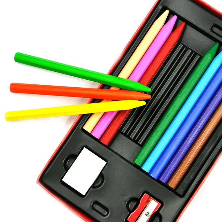 Нетоксичные пластиковые цветные коробки для упаковки детей инструменты рисования наборы 12 видов цветов