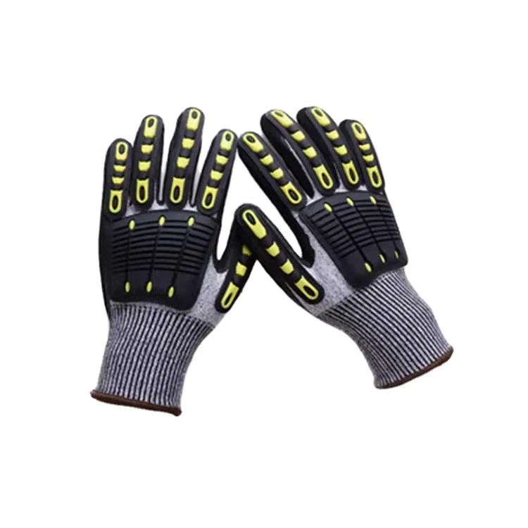 5 Level Anti Cutting Tpr Anti-collision Mechanical Gloves Stab-proof ...