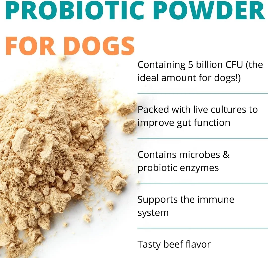 Factory Pet Probiotic Nutritional Supplement Powder Prebiotics and Probiotics for Dog and Cat with FOS Probiotic