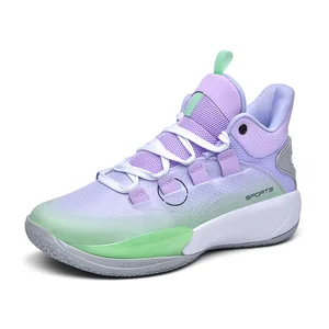 Men's Lightweight Mesh Top PU Upper Rubber Sole Sports Shoes All Season Summer Winter Spring Autumn Outdoor Basketball