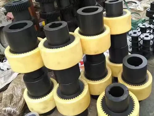 Low Noise Steel Flexible Pinion Nylon Universal Gear Coupling with Sleeve Internal