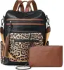 Black with leopard