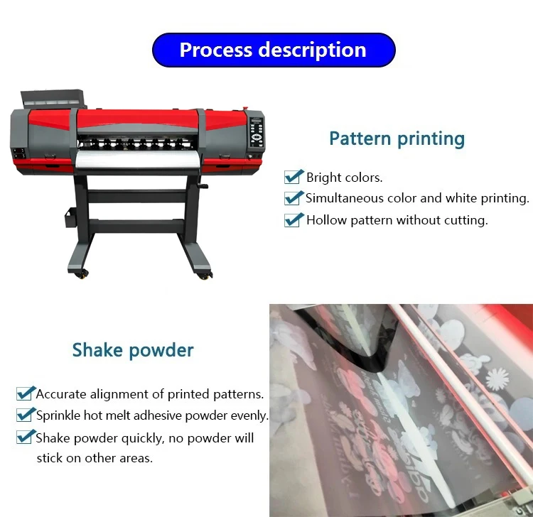 Dual Xp600 A1 Dtf Printer Direct Transfer Film I3200 60cm Dtf Printer