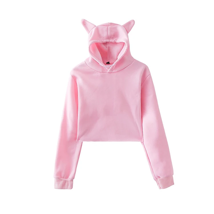 kawaii zip up moletom com capuz