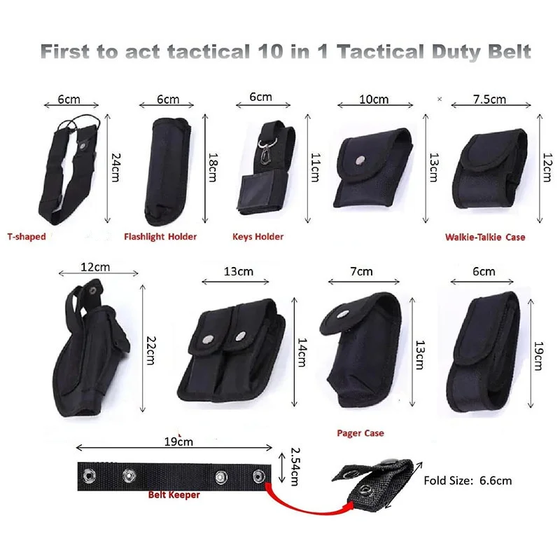Outdoor Modular Equipment System Security Belts Tactical Duty Utility Versatile Modular Versatile Design Work Hunting Belt