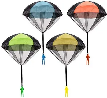 Parachute Jouet à Lancer – En Plein Air, Avec Figurine – Idéal Pour Jardin, Cour Et Aire De Jeux