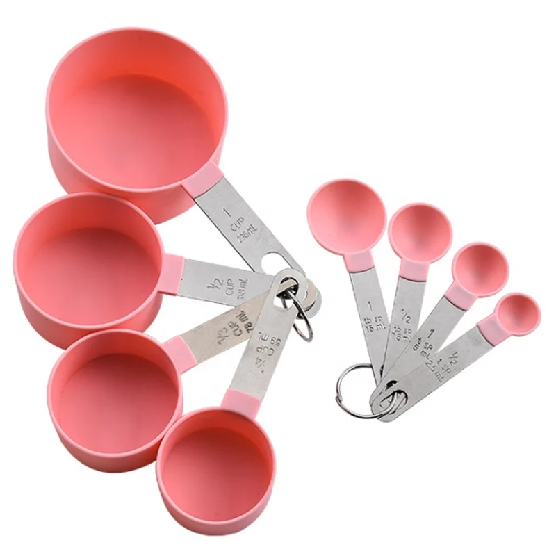 Boda Excellent Review Plastic Kitchen Tools Stainless Steel Measuring Spoons Baking Tools Set Measuring Cups And Spoons Set