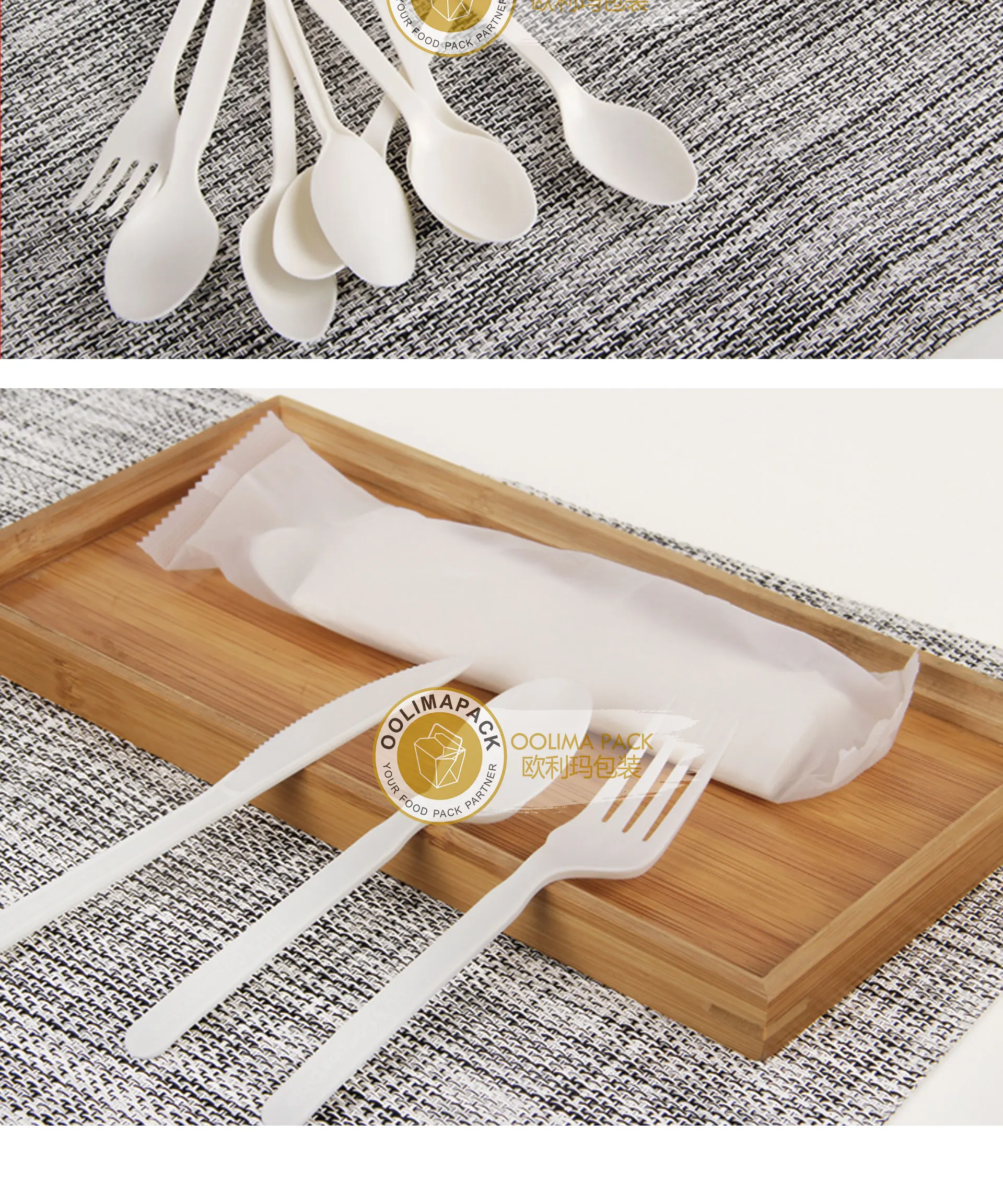 Eco Friendly 100 Compostable Cpla Biodegradable Cutlery Whole Case