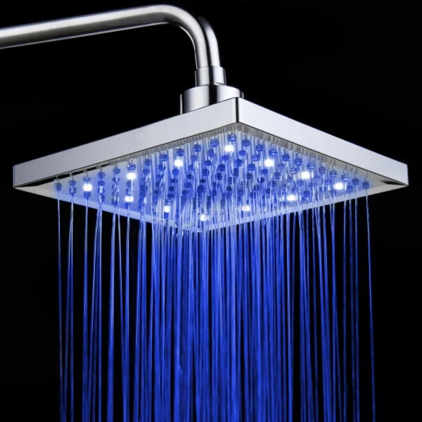 Hot Selling LED Color Changing Water Saving stainless steel Shower Head