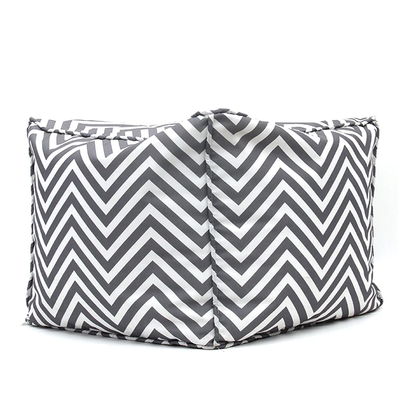 HStex Design Stool Foldable Round Pouff Stool Poef Footstool Lazy Sofa Bean Bag