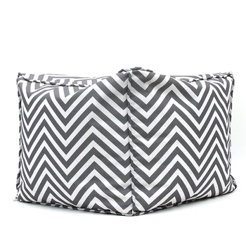HStex Design Stool Foldable Round Pouff Stool Poef Footstool Lazy Sofa Bean Bag