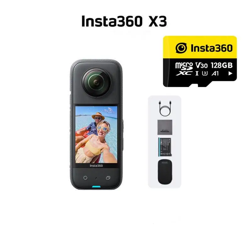 Insta360 X3 Waterproof 360 Action Camera with WIFI & Anti-Shake