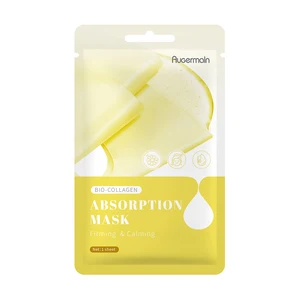 Custom Logo Deep Bio Collagen Face Mask Firming Overnight Face Masks Beauty Sheet Calming Hydrogel Collagen Facial Mask