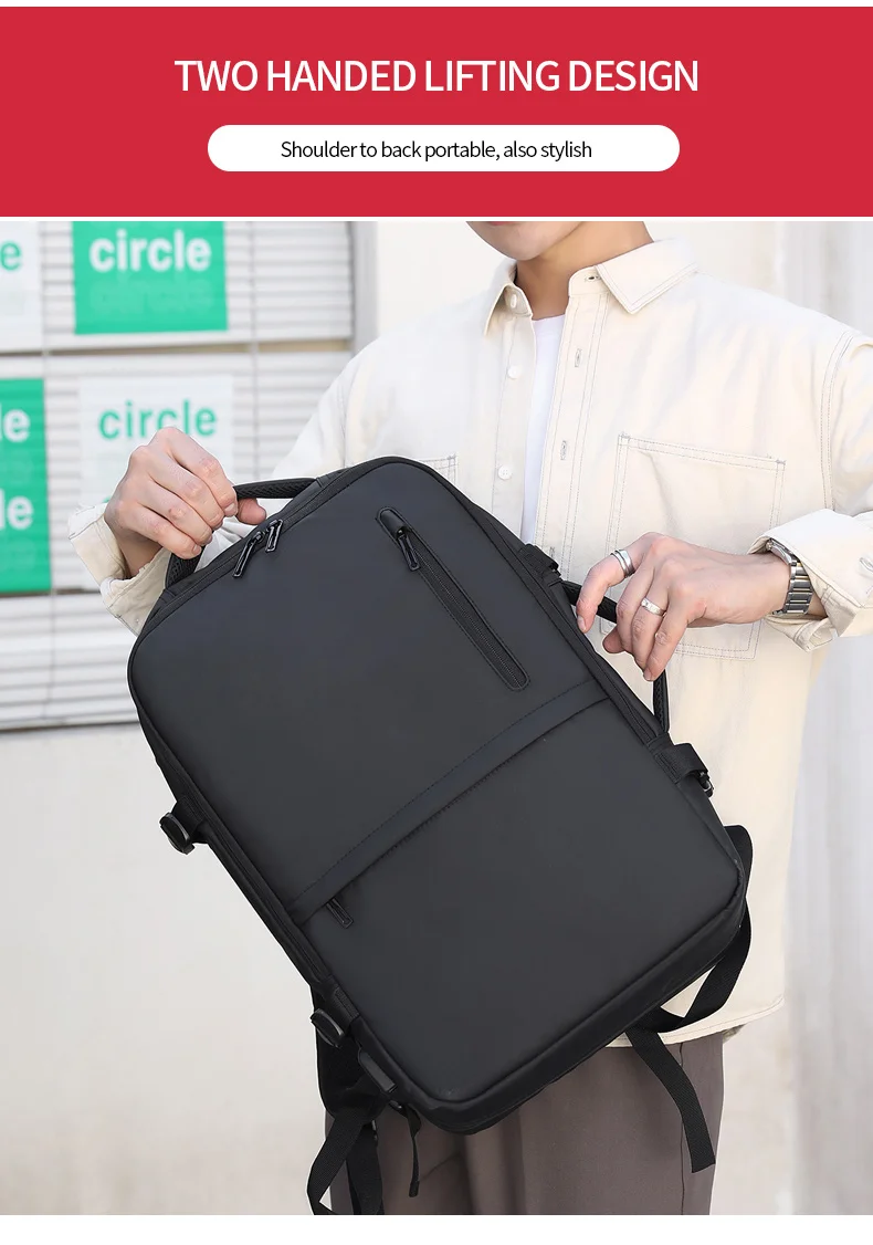 New Bag Laptop Usb Charging Men College School Waterproof Backpack Bag Travel Backpacks for Men
