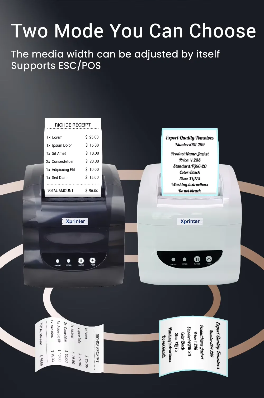 Xp Printer 360 Xprinter XP-365B - Versatile Thermal Printer with Wifi & Bluetooth