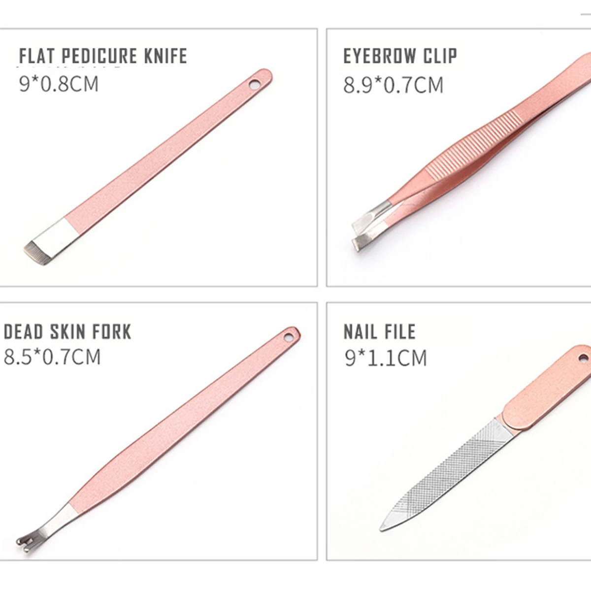 
 Yaeshii розовое золото 16 шт машинки для стрижки ногтей, набор для ногтей инструменты по индивидуальному заказу маникюрный набор  