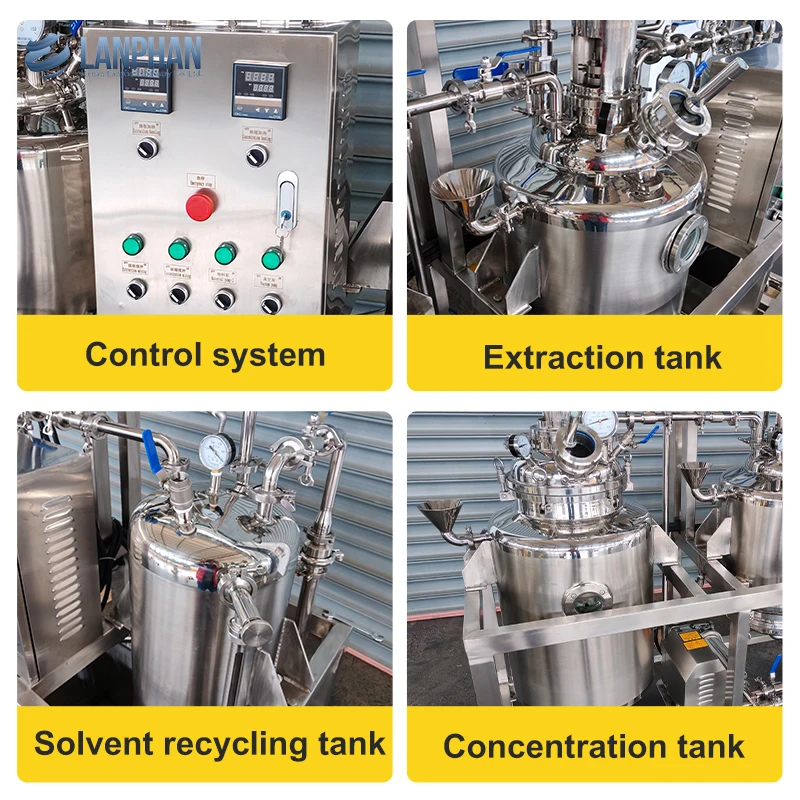 SUS304 Coffee Extraction and Concentrator Machine Industrial 50L