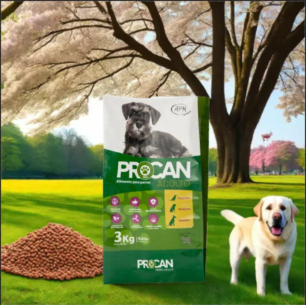 Hot Sale Recycled Materials Side Gusset Bags For Pet Food Storage Accordion Bags