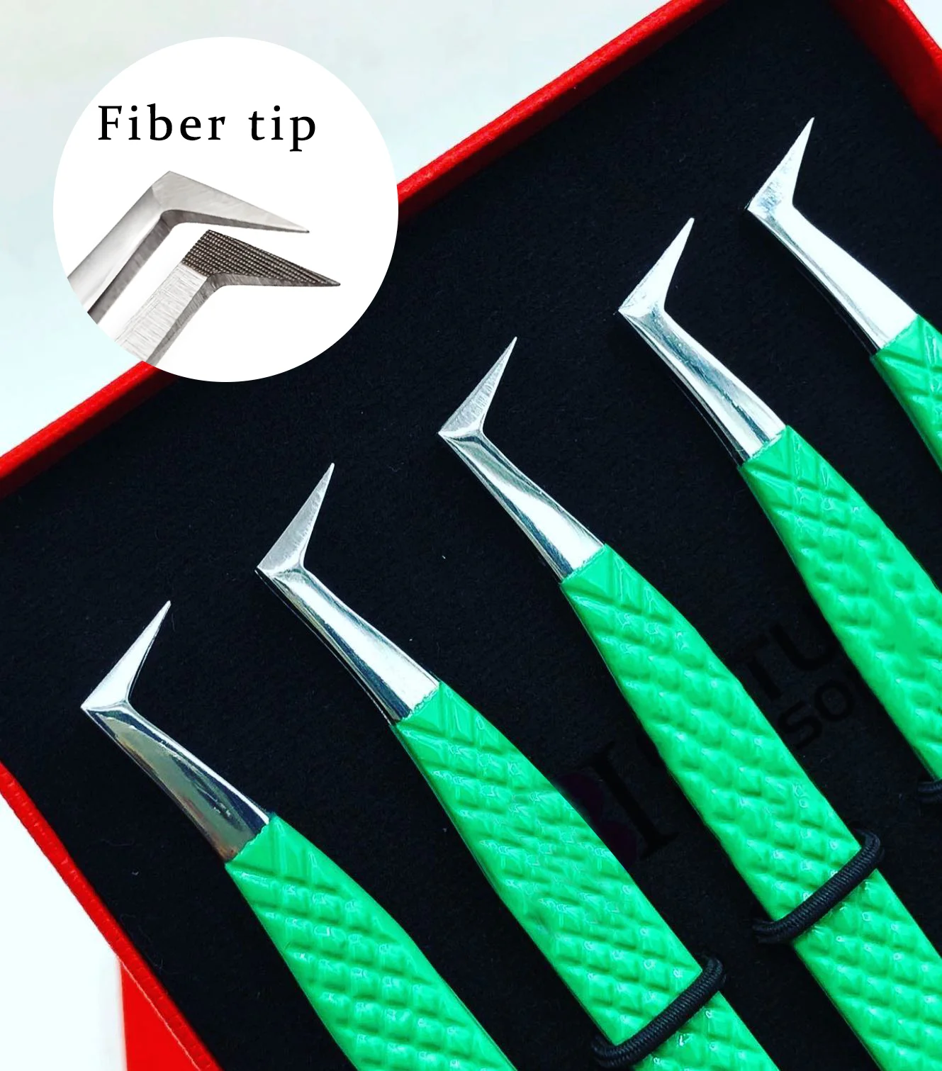 Private Label Volume Tweezers Custom Lash Extension Strong Isolation