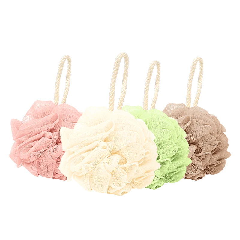 Z-8307 Loofah Bath Scrub 4Color Foam Icecream Scrub Vegan H343785c523244cbcbd6f1a063673ff64q