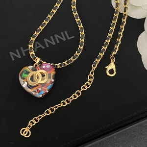 Wholesale Copper Vintage Diamond Link Chain Necklaces and Exquisite Women's Jewelry  1 to 1Woven Necklace Mao Jiulian