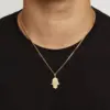 Collana Hamsa 18*25mm 50cm