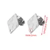 Diamond shape - steel silver color