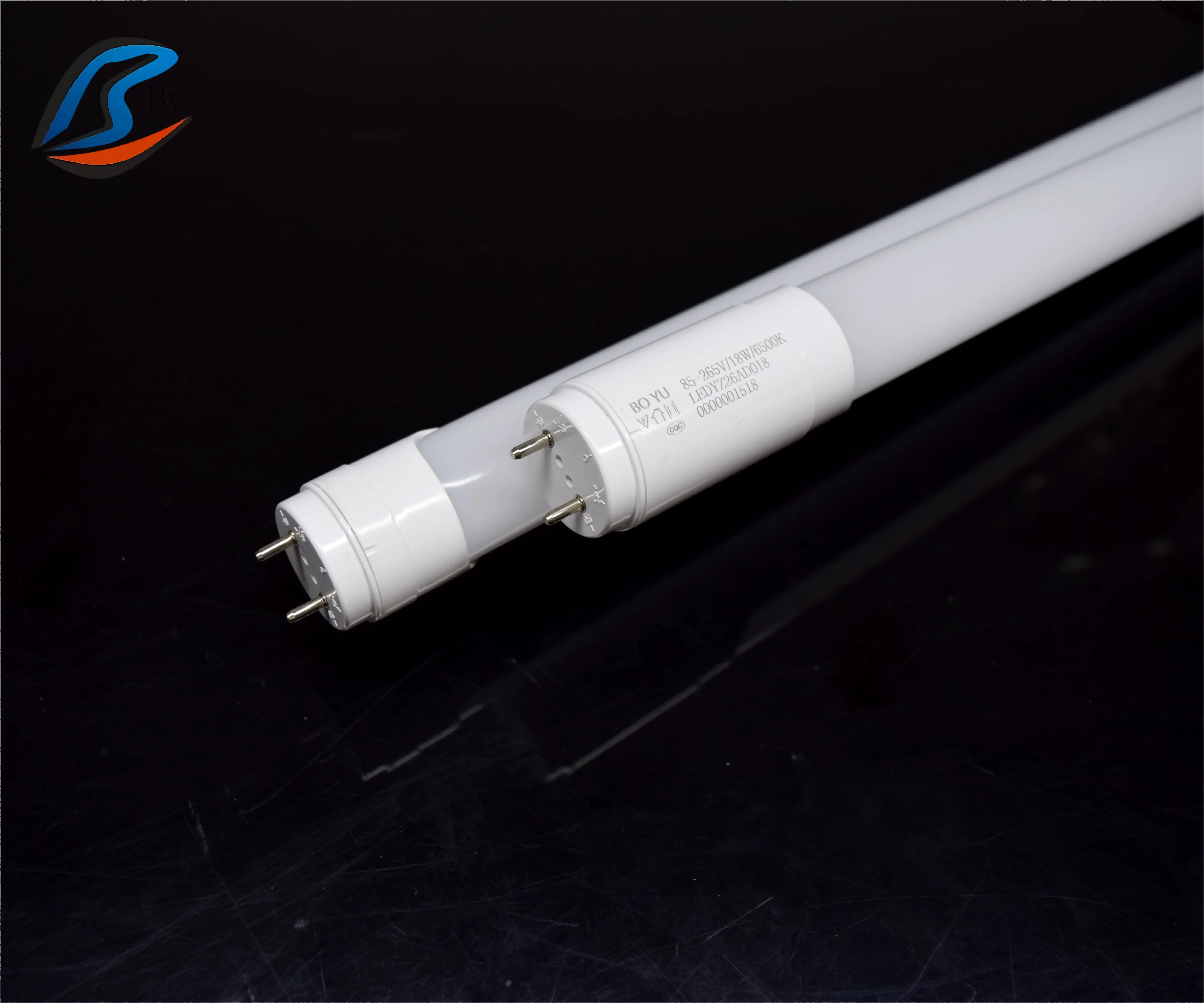 LED Tube Light T8 Round Linear Aluminum Plastic Lamp 18W  4FT Fluorescent Replace CE RoHS EMC, LTL-T8AP
