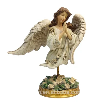 Latest High Quality Finished Resin Small Angel Figurines