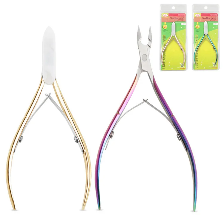 WELLFLYER Cleaner Cutter Nail Clipper Colorful Professional Cuticle Trimmer Stainless Steel Clipper Nail Nipper Tools Set