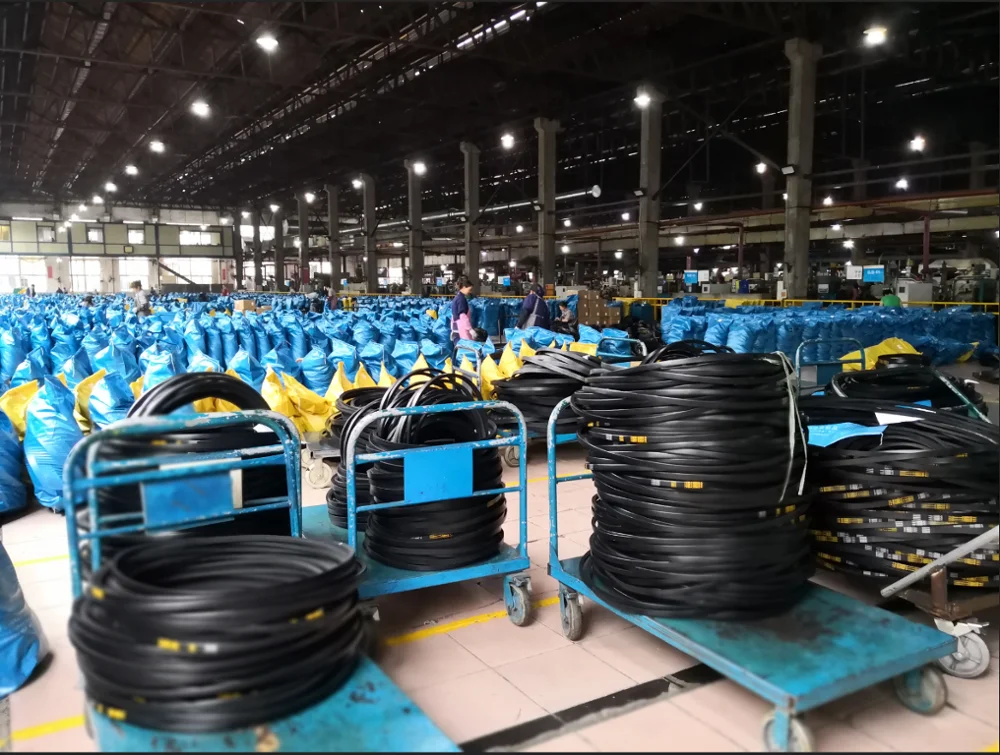 SPB Narrow V Belts THREEV Power Transmission Belt OEM High Quality Rubber Drive Belt