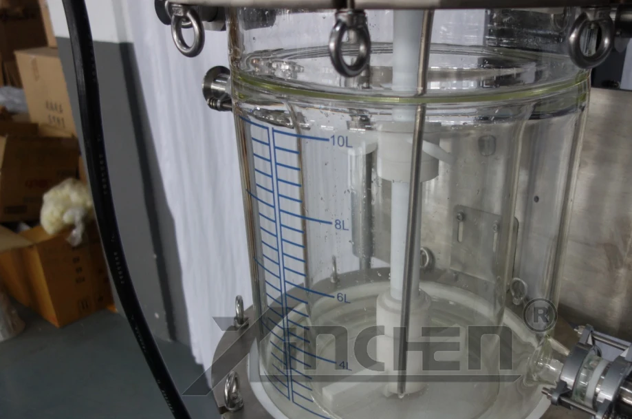 Lab Chemical Bioreactor Jacketed Glass Agitator 100L Crystallization Filter Glass Reactor with Chemical Continuous Stirring Tank manufacture