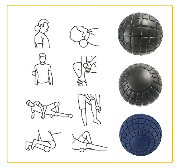 Training Comfortable Custom Back Solid EVA Massage Ball