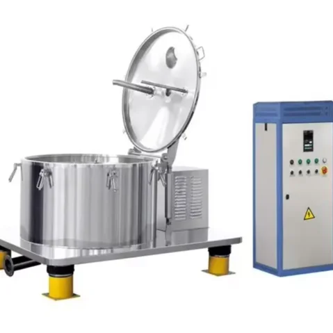 Hengrui Food Grade Industrial Dewatering Machine Large Stainless Steel Oil Slinger Four-legged Plate Hanging Bag Centrifuge