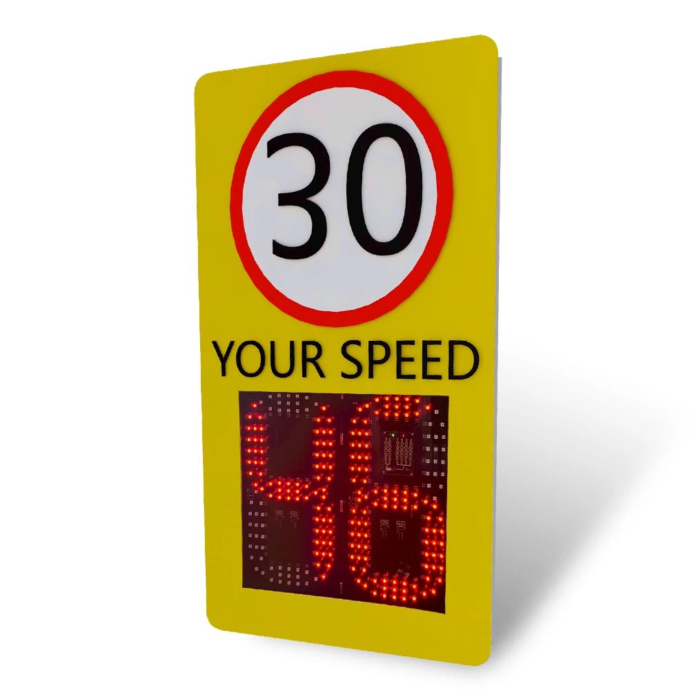 Speed Radar Sign With Radar