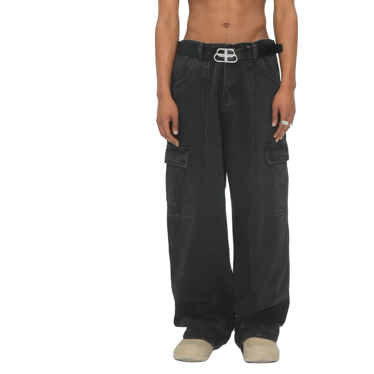 2024 Men's Cargo Jeans Baggy, Fashionable, and Functional - Main Image